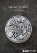 画像1: ENGLAND antique イギリスアンティーク Boots COLD CREAM コールドクリームジャー 陶器ポット 1880's (1)