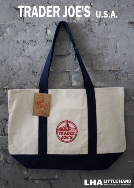 画像1: 【アメリカ直輸入・日本未発売】【TRADER JOE'S】TOTE BAG トレーダージョーズ トートバッグ エコバッグ (1)