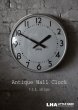 画像1: U.S.A. antique STANDARD wall clock アメリカアンティーク スタンダード 掛け時計 スクール ヴィンテージ クロック 37cm 1963's (1)