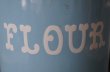 画像9: 【RARE】ENGLAND antique イギリスアンティーク ホーロー 花文字・ドーム蓋・リベット フラワー缶 FLOUR 1920-30's (9)