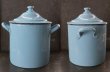 画像3: 【RARE】ENGLAND antique イギリスアンティーク ホーロー 花文字・ドーム蓋・リベット フラワー缶 FLOUR 1920-30's (3)