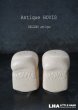 画像1: 【RARE】ENGLAND antique イギリスアンティーク HOVIS ホーヴィス 陶器製 ソルト＆ペッパー 調味料入れ スパイス1970-80's (1)