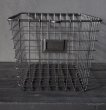 画像3: U.S.A. STORAGE BASKET アメリカ メタルバスケット・ワイヤバスケット 【METALLIC GRAY】［Sサイズ・Mサイズ] (3)