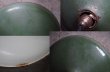 画像6: FRANCE antique Lamp フランスアンティーク ホーロー ペンダントランプ ソケット&コード付き Green 1940-50's   (6)