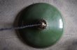 画像4: FRANCE antique Lamp フランスアンティーク ホーロー ペンダントランプ ソケット&コード付き Green 1940-50's   (4)