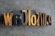 画像5: U.S.A. antique アンティーク木製プリンターブロック【10個】 Ｈ5ｃｍ〜Ｈ3.4ｃｍ スタンプ はんこ 1930-60's  (5)