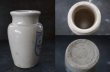 画像4: ENGLAND antique イギリスアンティーク CARRICKS CUMBERLAND ブルーロゴ クリーム 陶器ポット 陶器ボトル 1900's (4)