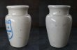 画像3: ENGLAND antique イギリスアンティーク CARRICKS CUMBERLAND ブルーロゴ クリーム 陶器ポット 陶器ボトル 1900's (3)