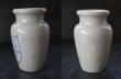画像3: ENGLAND antique イギリスアンティーク CARRICKS CUMBERLAND ブルーロゴ クリーム 陶器ポット 陶器ボトル 1900's
