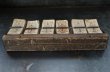 画像8: 【RARE】ENGLAND antique LONDON イギリスアンティーク バスチケット木製ホルダー＆バスチケット 12セット バスチケットラック 1920-40's (8)