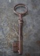 画像2: FRANCE antique KEY フランスアンティークキー 大きな鍵 H10.5cm 1890-1920's (2)