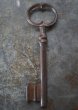 画像2: FRANCE antique KEY フランスアンティークキー 大きな鍵 H12cm 1890-1920's (2)