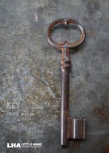画像: FRANCE antique KEY フランスアンティークキー 大きな鍵 H12cm 1890-1920's