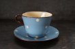 画像2: ENGLAND antique TORQUAY イギリスアンティーク トーキー ポルカドット カップ＆ソーサー C&S ヴィンテージ 1960-70's (2)