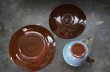 画像11: ENGLAND antique TORQUAY イギリスアンティーク トーキー ポルカドット カップ＆ソーサー＆ティープレート・ケーキプレート トリオ C&S ヴィンテージ 1960-70's (11)