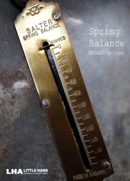 画像1: ENGLAND  antique イギリスアンティーク SALTER  スプリングバランス ポケットバランス ハンキング スケール  はかり  1920-40's  (1)