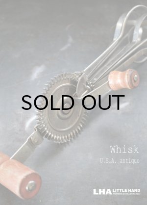 画像: U.S.A. antique アメリカアンティーク LADD whisk ウィスク 泡だて器 ヴィンテージ 1940-60's