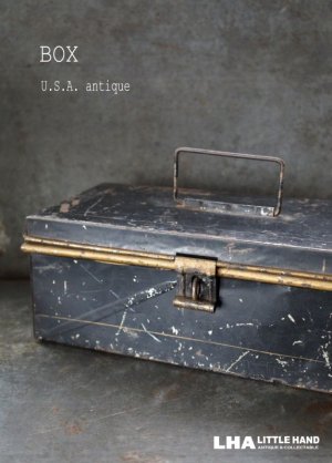 画像: SALE【30%OFF】USA antique  アメリカアンティーク ツールボックス BOX ヴィンテージ 1920-50's