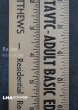 画像1: USA antique ADVERTISING RULER アドバタイジング 木製ルーラー 広告入り 定規  ヴィンテージ 1970-90's (1)