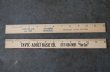画像3: SALE【30%OFF】USA antique ADVERTISING RULER アドバタイジング 木製ルーラー 広告入り 定規 2本セット ヴィンテージ 1970-90's (3)