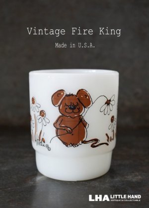 画像: U.S.A. vintage アメリカヴィンテージ 【Fire-king】ファイヤーキング ヒルディ　マウス マグ マグカップ 1960-76's