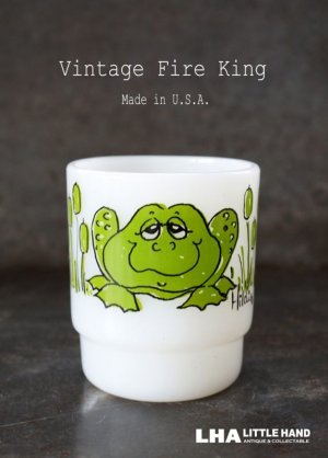 画像: U.S.A. vintage アメリカヴィンテージ 【Fire-king】ファイヤーキング ヒルディ　フロッグ マグ マグカップ 1960-76's