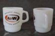 画像2: U.S.A. vintage アメリカヴィンテージ 【Fire-king】ファイヤーキング　A&W カナダ マグ マグカップ 1960-76's (2)