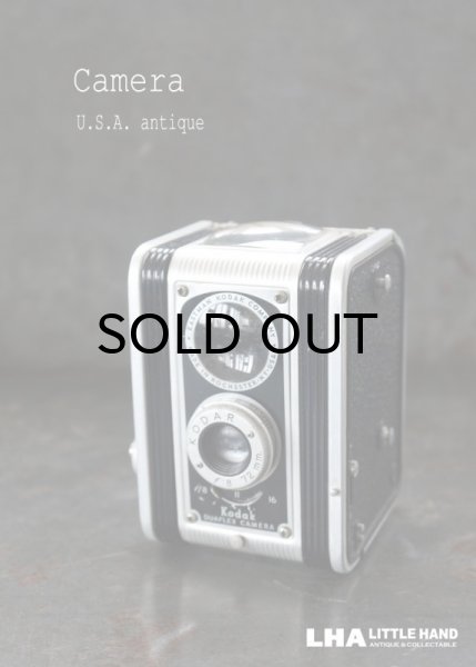 画像1: U.S.A. antique アメリカアンティーク KODAK DUAFLEX コダック 二眼レフカメラ ヴィンテージ 1950's (1)