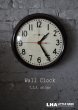 画像1: U.S.A. antique GENERAL ELECTRIC wall clock GE アメリカアンティーク ゼネラル エレクトリック 掛け時計 ヴィンテージ スクール クロック 37cm 1940-50's (1)