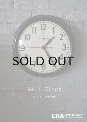 画像: U.S.A. antique GENERAL ELECTRIC wall clock GE アメリカアンティーク ゼネラル エレクトリック 掛け時計 ヴィンテージ スクール クロック 37cm 1940-50's