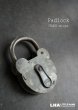 画像1: SALE【30%OFF】FRANCE antique フランスアンティーク クマ型 刻印入り パドロック No Key 南京錠 ヴィンテージ 1930－50's (1)