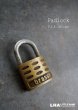 画像1: SALE【30%OFF】USA antique アメリカアンティーク SLAYCO 刻印入り パドロック No Key 南京錠 ヴィンテージ 1940-60's (1)