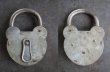 画像2: SALE【30%OFF】FRANCE antique フランスアンティーク クマ型 刻印入り パドロック No Key 南京錠 ヴィンテージ 1930－50's (2)