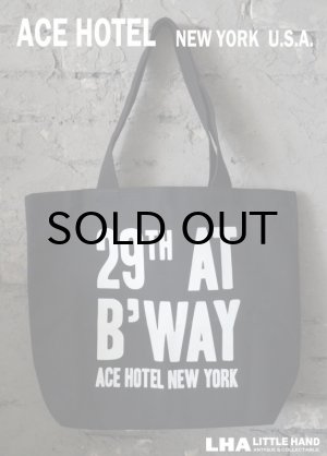 画像: 【アメリカ直輸入・日本未発売】NY【ACE HOTEL】TOTE BAG エースホテル ニューヨーク トートバッグ