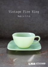 画像: U.S.A. vintage ヴィンテージ 【Fire-king】 ファイヤーキング ジェダイ チャーム カップ＆ソーサー 1950－56's