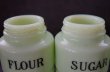 画像12: 【RARE】U.S.A. vintage 【Jeannette】アメリカヴィンテージ ジャネット ライトジェード・シェイカー 4個SET FLOUR SUGAR SALT PEPPER 1930-40's (12)