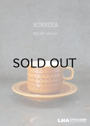 画像: ENGLAND antique HORNSEA 【SAFFRON】イギリスアンティーク ホーンジー サフラン カップ＆ソーサー C&S 1970-80's ヴィンテージ