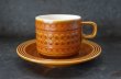 画像2: ENGLAND antique HORNSEA 【SAFFRON】イギリスアンティーク ホーンジー サフラン カップ＆ソーサー C&S 1970-80's ヴィンテージ (2)