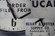 画像5: 【RARE】U.S.A. antique SETH THOMAS wall clock 広告入 アメリカアンティーク 掛け時計 スクール ヴィンテージ クロック アドバタイジングクロック 36cm 1940-60's