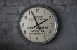 画像2: 【RARE】U.S.A. antique SETH THOMAS wall clock 広告入 アメリカアンティーク 掛け時計 スクール ヴィンテージ クロック アドバタイジングクロック 36cm 1940-60's (2)