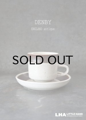 画像: ENGLAND antique イギリスアンティーク DENBY 【Rossett】 デンビー カップ＆ソーサー ヴィンテージ コーヒーカップ1976-80's