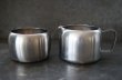 画像2: SALE【30%OFF】ENGLAND antique OLD HALL Connaught イギリスアンティーク オールドホール シュガーボウル 8oz＆ミルクジャグ 1/2pt　ヴィンテージ［マット仕上げ］ 1950-60's (2)