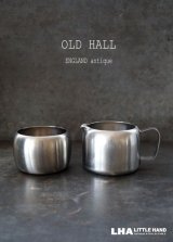 画像: ENGLAND antique OLD HALL Connaught イギリスアンティーク オールドホール シュガーボウル 8oz＆ミルクジャグ 1/2pt　ヴィンテージ［マット仕上げ］ 1950-60's