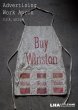 画像2: USA antique アドバタイジング 広告入 ワークエプロン・ショップエプロン 1930-50's (2)