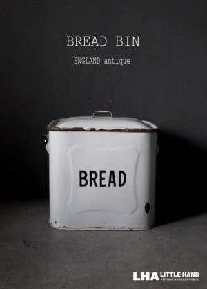 画像: ENGLAND antique BREAD BIN イギリスアンティーク ホーロー ブレッド缶 BREAD 1920-30's