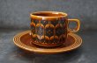 画像3: ENGLAND antique HORNSEA 【HEIRLOOM】 イギリスアンティーク ホーンジー エアルーム オータムブラウン カップ＆ソーサー＆ティープレート・ケーキプレート トリオ C&S ヴィンテージ 1970-80's (3)