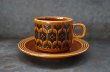 画像3: ENGLAND antique HORNSEA 【HEIRLOOM】 イギリスアンティーク ホーンジー エアルーム オータムブラウン カップ＆ソーサー＆ティープレート・ケーキプレート トリオ C&S ヴィンテージ 1970-80's (3)
