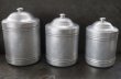 画像5: FRANCE antique フランスアンティーク  アルミ キャニスター 6個セット 缶 1920-30's (5)