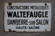 画像2: FRANCE antique Enamel SIGN フランスアンティーク ホーロー サイン 看板 サインプレート 1920-30's 