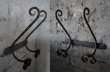 画像2: FRANCE antique Hookフランスアンティーク アイアン ダブルフック コートフック 1940-60's (2)